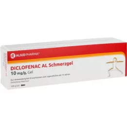 DICLOFENAC AL Ağrı jeli 10 mg/g, 100 g