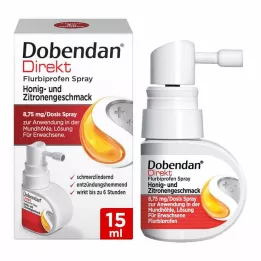 DOBENDAN Doğrudan Flurbiprofen Sprey Bal &amp; Limon, 15 ml