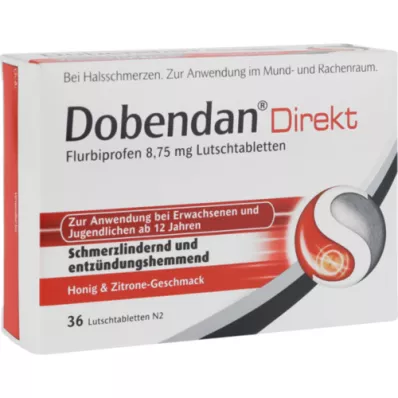 DOBENDAN Doğrudan Flurbiprofen 8.75 mg pastil, 36 adet