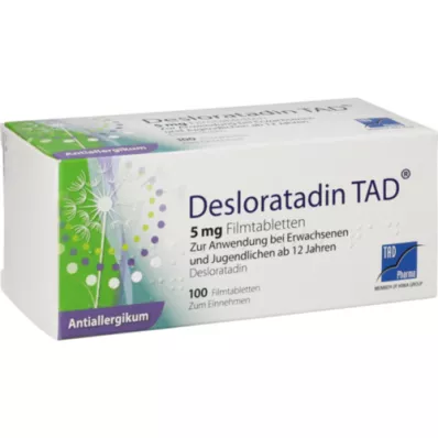 DESLORATADIN TAD 5 mg film kaplı tablet, 100 adet