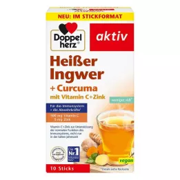 DOPPELHERZ sıcak zencefil+curcuma poşeti, 10 adet