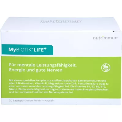 MYBIOTIK LIFE+ Kombi paket 30x1,5 g Plv.+60 kapsül, 1 adet