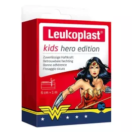 LEUKOPLAST çocuk plasterleri kahraman Wonder Woman 6 cmx1m, 1 adet
