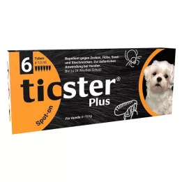 TICSTER 4-10 kg köpekler için Plus spot-on solüsyon, 6X1,2 ml