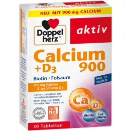 DOPPELHERZ Kalsiyum 900+D3 Tablet, 30 Kapsül