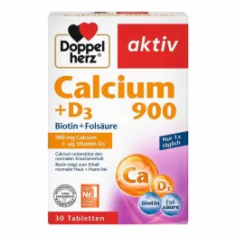 DOPPELHERZ Kalsiyum 900+D3 Tablet, 30 Kapsül
