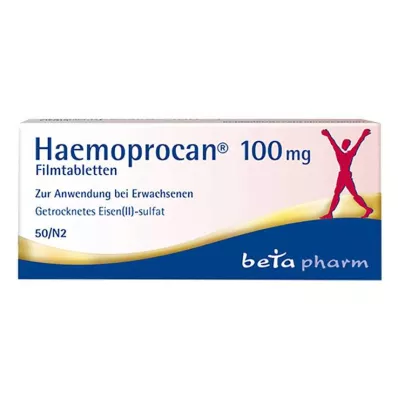Haemoprocan 100 mg film kaplı tablet, 50 adet Haemoprocan 100 mg film kaplı tablet, 50 adet