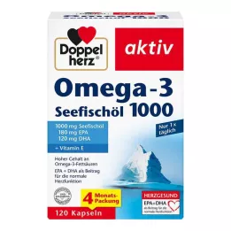 DOPPELHERZ Omega-3 Deniz Balıkları Yağı 1000 Kapsül, 120 Kapsül