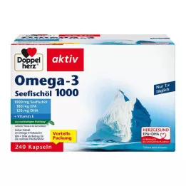 DOPPELHERZ Omega-3 Deniz Balıkları Yağı 1000 Kapsül, 240 Kapsül
