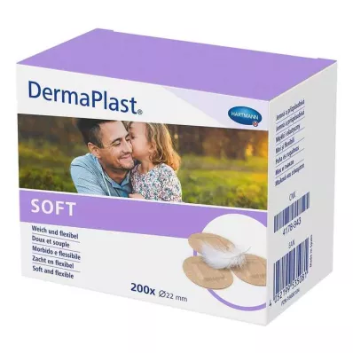 Dermaplast Soft Spots alçılar yuvarlak 22 mm, 200 adet Dermaplast Soft Spots alçılar yuvarlak 22 mm, 200 adet