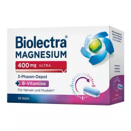 BIOLECTRA Magnezyum 400 mg ultra 3 fazlı depo, 30 adet