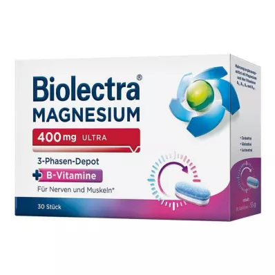 Biolectra Magnezyum 400 mg ultra 3 fazlı depo, 30 adet Biolectra Magnezyum 400 mg ultra 3 fazlı depo, 30 adet