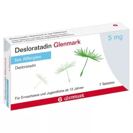 Desloratadin Glenmark 5 mg tablet, 7 adet
