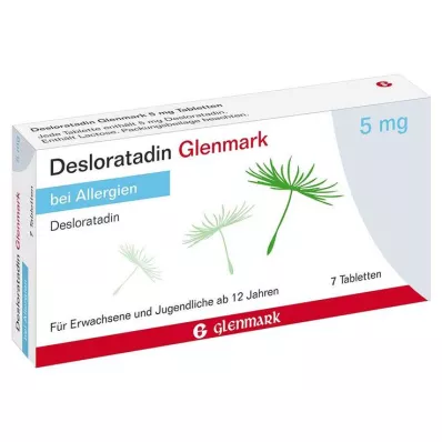 Desloratadin Glenmark 5 mg tablet, 7 adet Desloratadin Glenmark 5 mg tablet, 7 adet