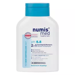 NUMIS med pH 5.5 2in1 duş jeli &amp; şampuan, 200 ml