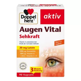 DOPPELHERZ Augen Vital Sehkraft aktiv Kapsül, 90 Kapsül