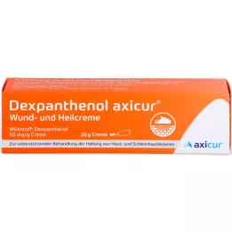 DEXPANTHENOL axicur yara ve iyileştirici krem 50 mg/g, 20 g