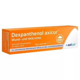 DEXPANTHENOL axicur yara ve iyileştirici krem 50 mg/g, 20 g