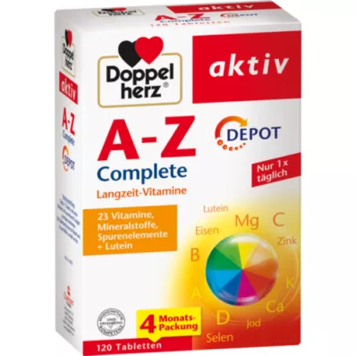 DOPPELHERZ A-Z Complete Depot Tablet, 120 Kapsül