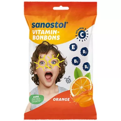 SANOSTOL Portakal vitaminli tatlılar, 75 g