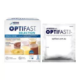 OPTIFAST Seçme İçecekler &amp; Krem Tozu, 8X55 g