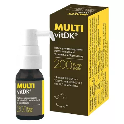 MULTIVITDK Vitamin D3+K2 çözeltisi, 10 ml