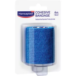 HANSAPLAST Sabitleme bandajı kendinden yapışkanlı.6 cmx4 m mavi, 1 adet
