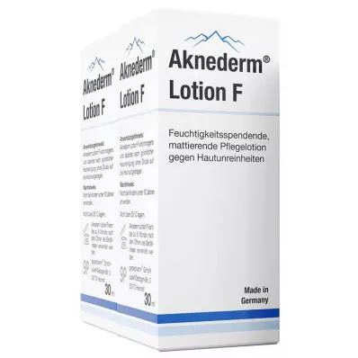 AKNEDERM Losyon F, 2X30 ml