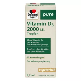 DOPPELHERZ Vitamin D3 2000 I.U. saf damla, 9,2 ml