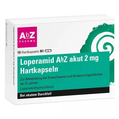 LOPERAMID AbZ akut 2 mg sert kapsül, 10 adet