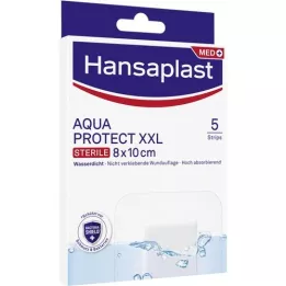 HANSAPLAST Aqua Protect steril yara örtüsü 8x10 cm, 5 adet
