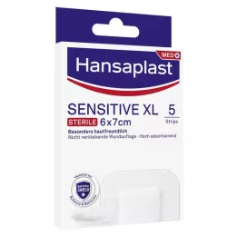 HANSAPLAST Hassas yara pansumanı steril 6x7 cm, 5 adet