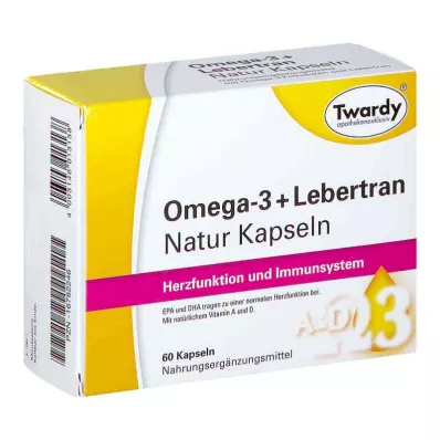 OMEGA-3+Lebertran Doğal Kapsül, 60 Kapsül