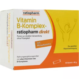 VITAMIN B-KOMPLEX-ratiopharm direkt toz, 40 adet