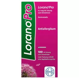 LORANOPRO 0,5 mg/ml oral çözelti, 100 ml