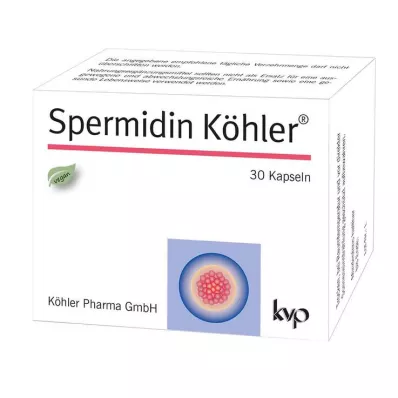 SPERMIDIN Köhler kapsülleri, 30 adet SPERMIDIN Köhler kapsülleri, 30 adet