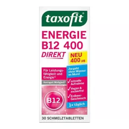 TAXOFIT Energy B12 400 direkt orodispersible tablet, 30 adet
