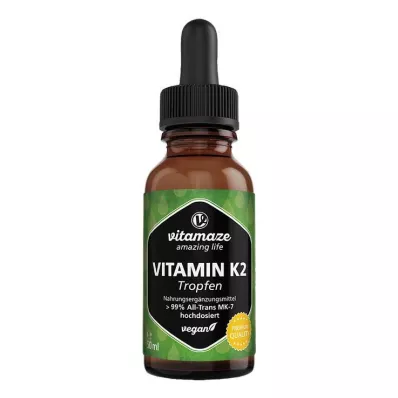 VITAMIN K2 MK7 damla yüksek doz vegan, 50 ml