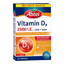ABTEI Vitamin D3 2500 I.U. Tablet, 42 adet