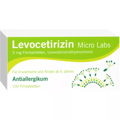 LEVOCETIRIZIN Micro Labs 5 mg film kaplı tablet, 100 adet