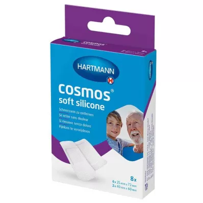 COSMOS yumuşak silikon alçı şeritler 2 boy, 8 adet COSMOS yumuşak silikon alçı şeritler 2 boy, 8 adet