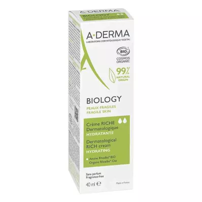 A-Derma Biyoloji nemlendirici krem zengin (40 ml) A-Derma Biyoloji nemlendirici krem zengin (40 ml)