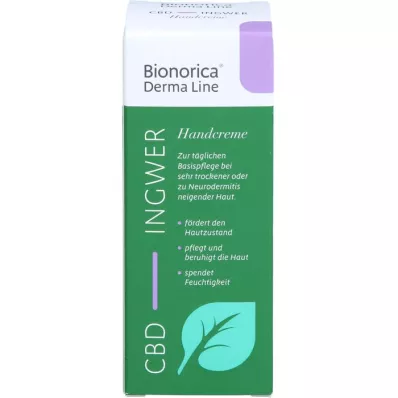 BIONORICA Derma Line Ginger-CBD El kremi, 50 ml