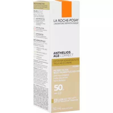 ROCHE-POSAY Anthelios Age Correct renkli krem.LSF 50, 50 ml