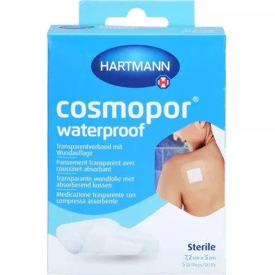 COSMOPOR su geçirmez yara örtüsü 5x7,2 cm OTC, 5 adet