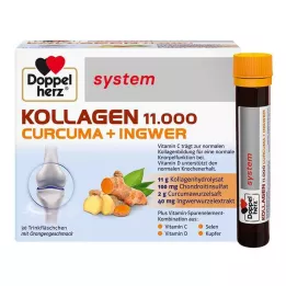 DOPPELHERZ Kolajen 11.000 Curcuma+Ingw.system TRA, 30X25 ml