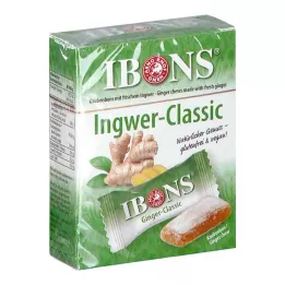 IBONS Ginger Classic Box çiğneme şekerleri, 60 g