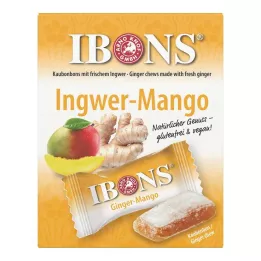 IBONS Zencefilli Mango Kutusu çiğneme şekerleri, 60 g