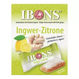IBONS Zencefilli limonlu kutu çiğneme şekerleri, 60 g
