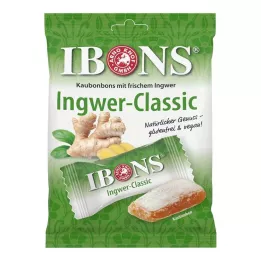 IBONS Ginger Classic Chewy Şeker Torbası, 92 g